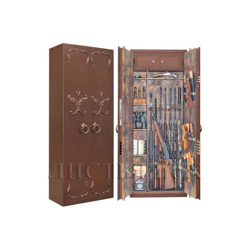 Сейф с кованой инкрустацией «Листья» BS968.d32.L43 LUX