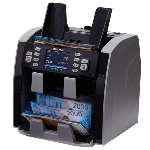 2-х карманный счетчик банкнот DoCash DC-45F