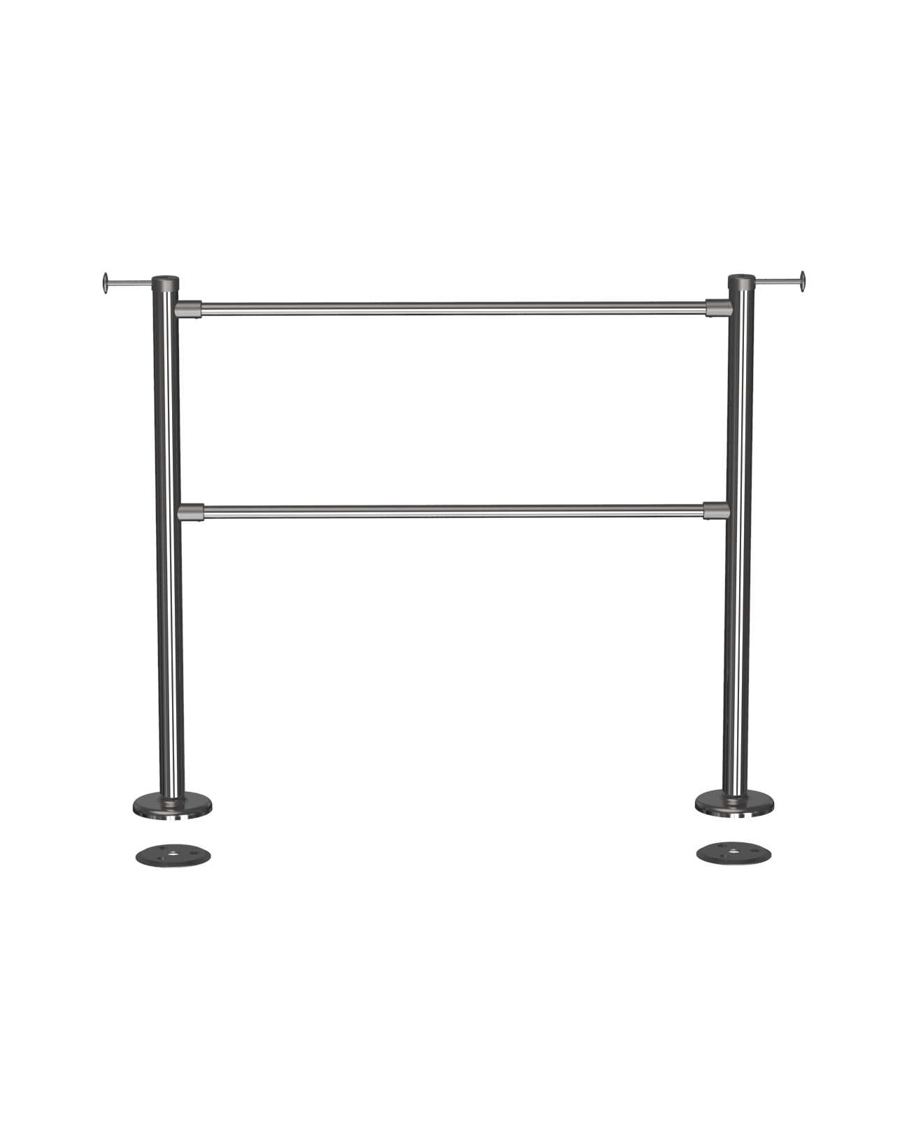 Ограждение быстрого сьема ОБ1-у ХРОМ 1500 мм