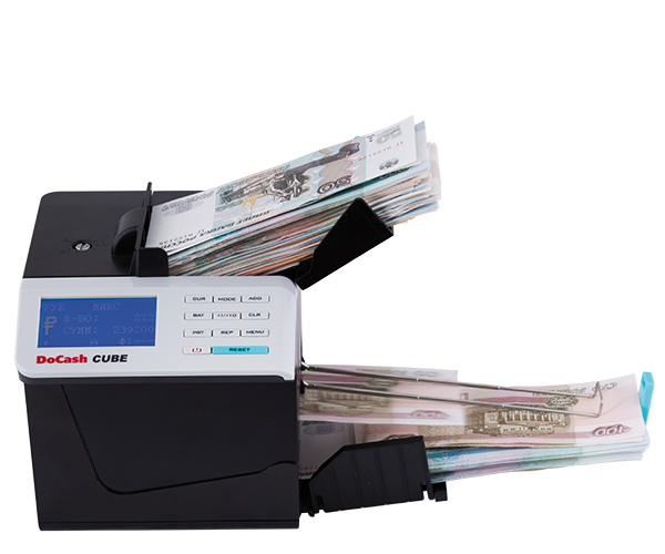 Портативный автоматический детектор банкнот DoCash CUBE