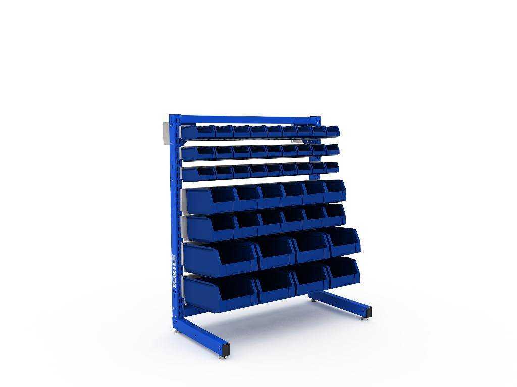 Система хранения для инструментов SORTEX 1075 №1-4 (односторонняя)