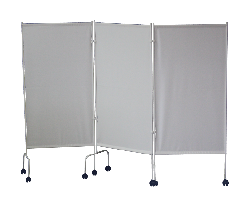 Ширма медицинская на колесах, 3 секции МСК-3302