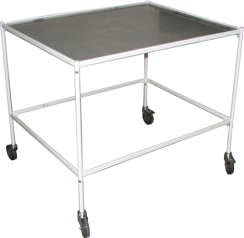 Столик процедурный передвижной металлический МСК-550