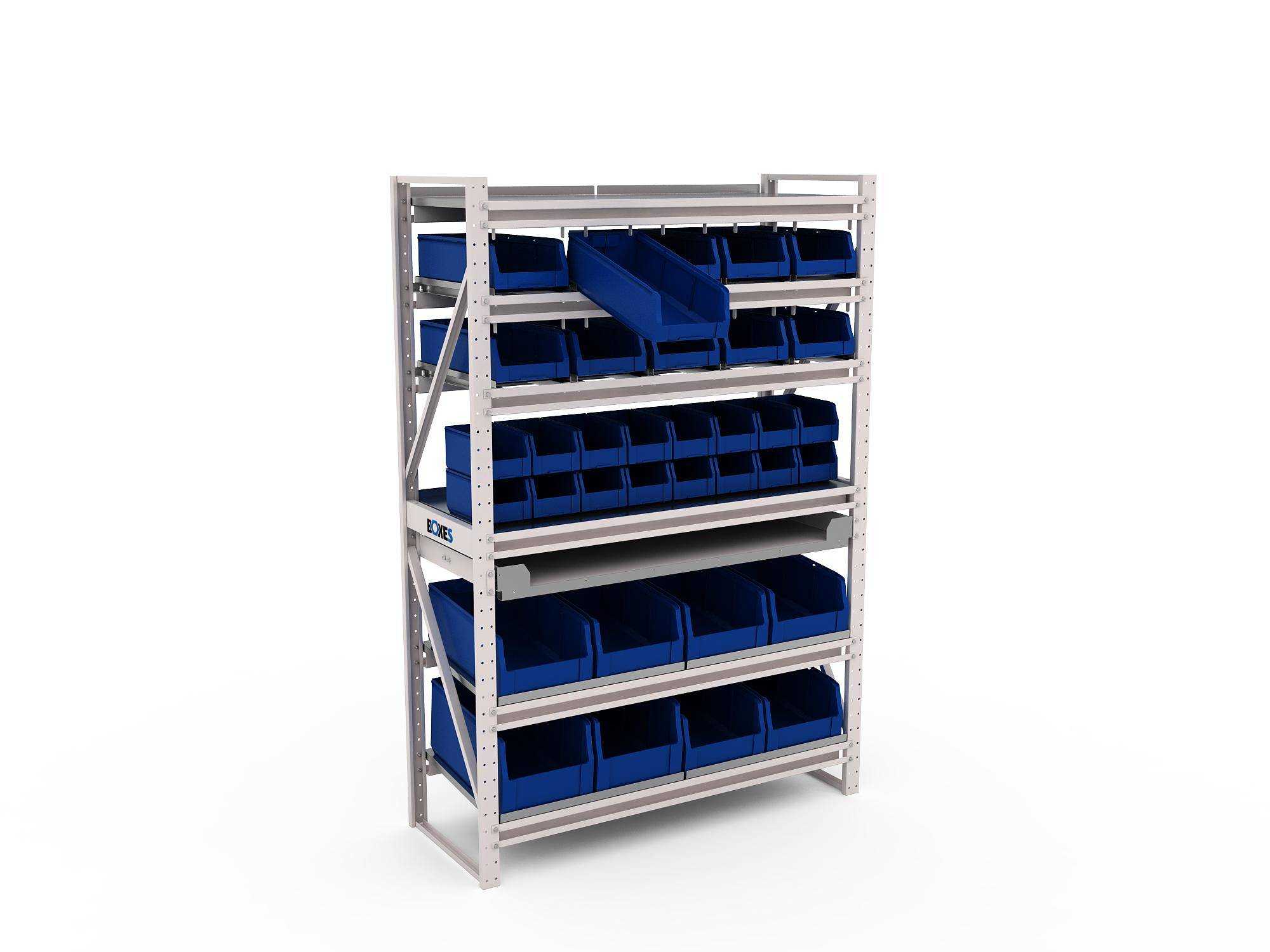 Металлический стеллаж для инструментов BOXES №1-8