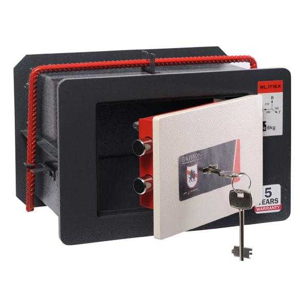 Встраиваемый в стену сейф Griffon WL-1716-K