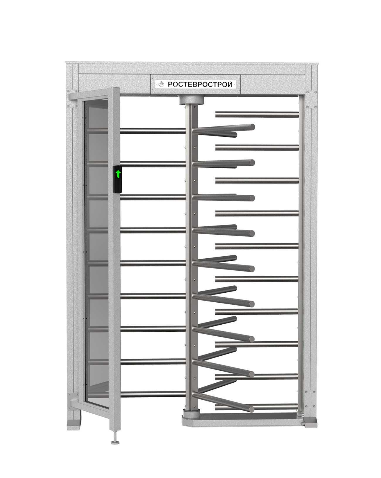 Полноростовой роторный 3-х лопастной турникет облегченной серии «ПР1ЛС/3М2 У» модификации 2019 года