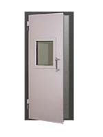 Дверь пулестойкая со стеклом 500х700мм (пулест.-3)