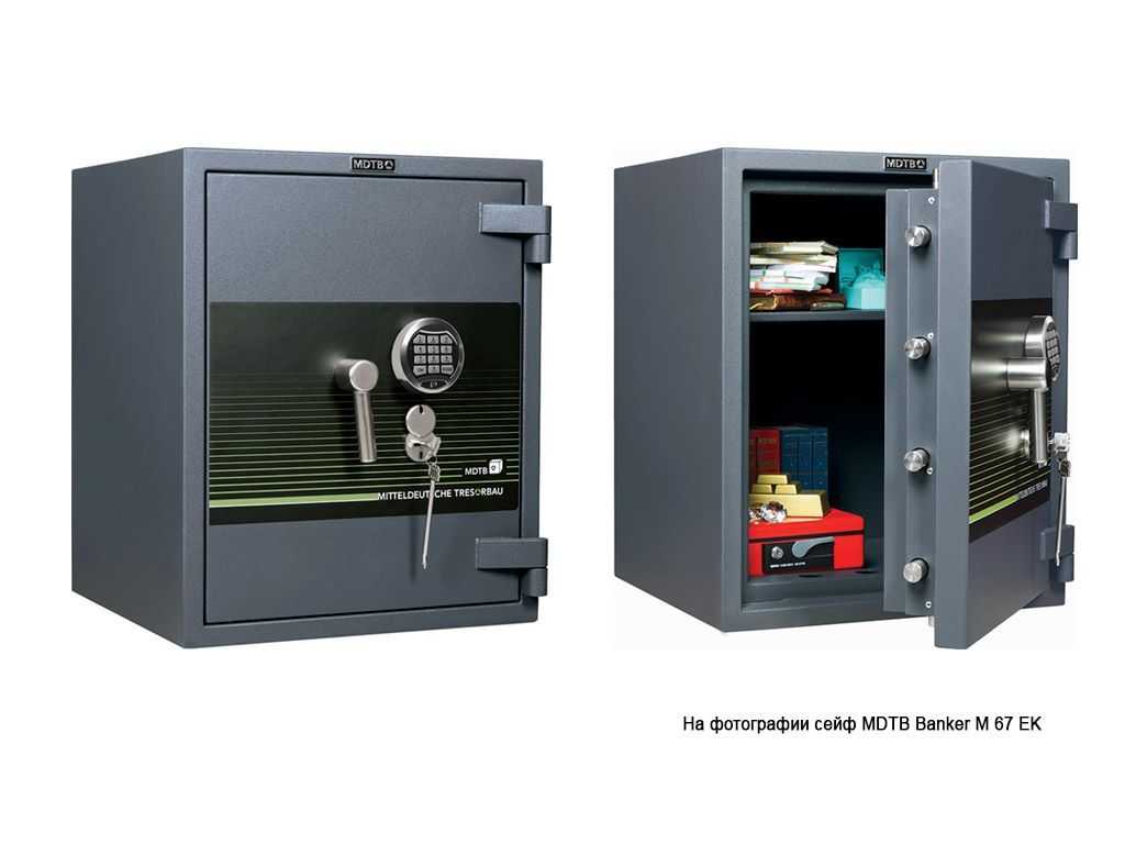 Защищенный от взлома сейф MDTB Banker-M 1368 EK