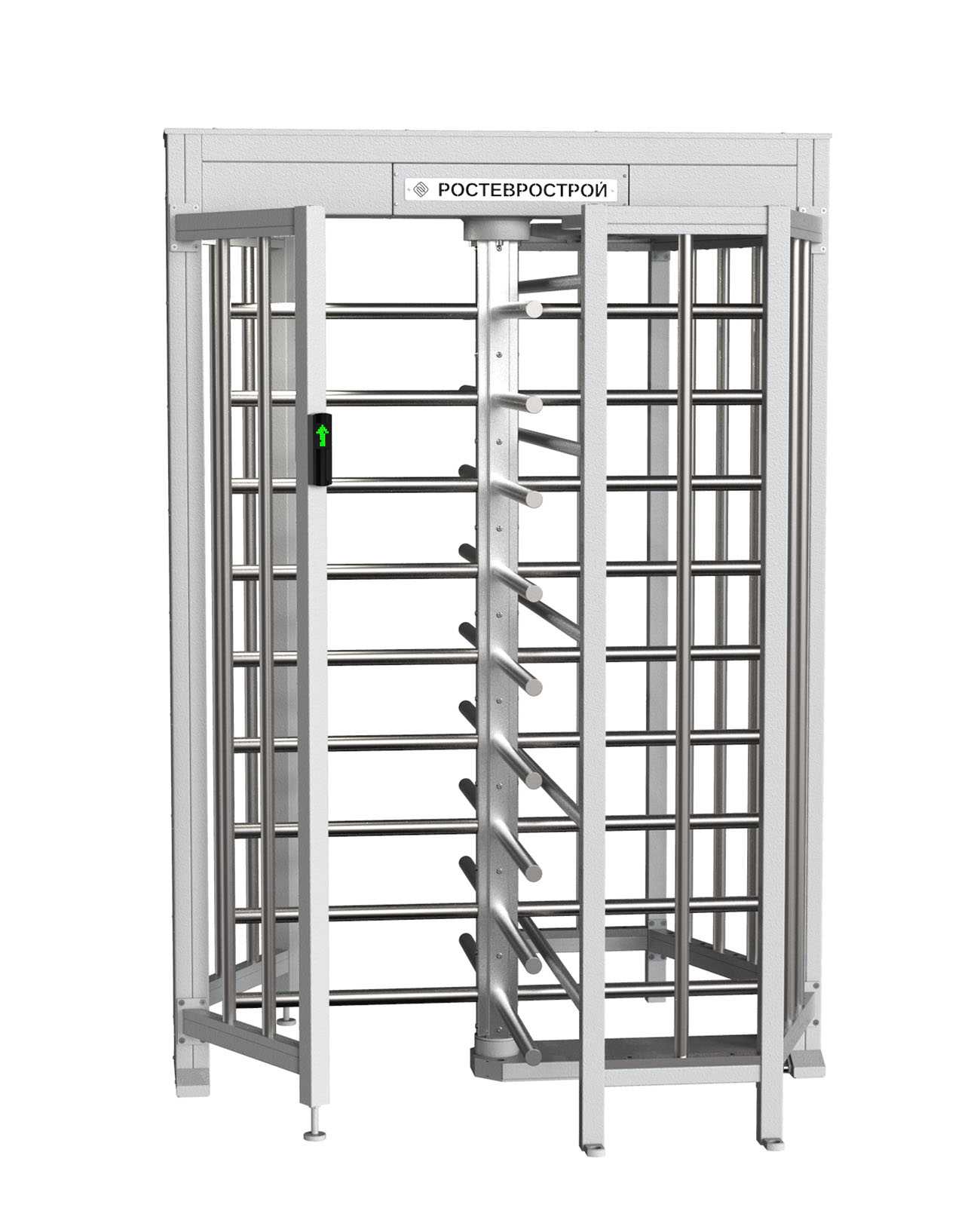 Полноростовой роторный 4-х лопастной турникет «ПР1/4М2» модификации 2019 года