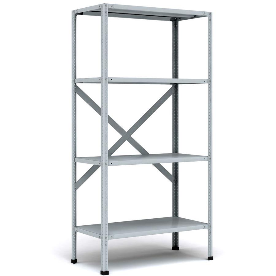 Стеллаж складской МС-900 1000x1000x500 (4 полки - нагрузка 80 кг)