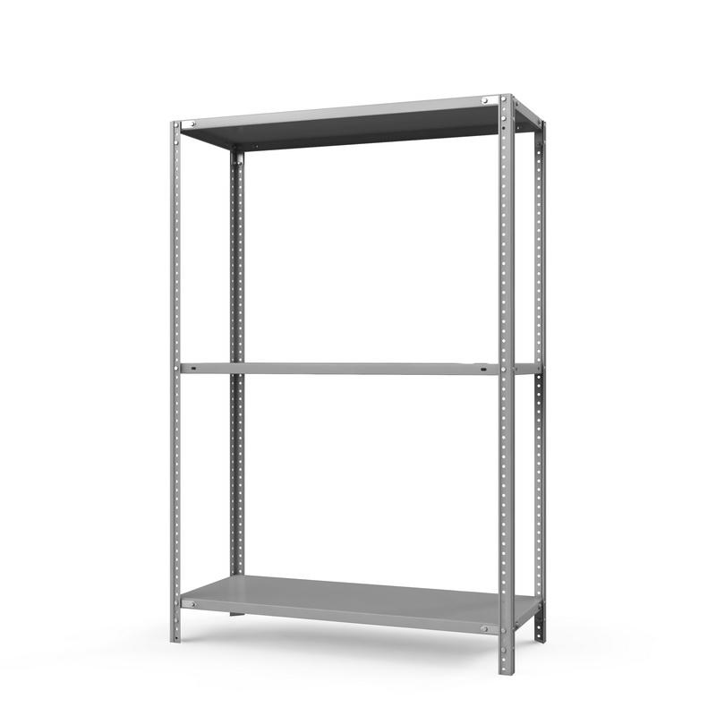 Офисный стеллаж MS Strong 2200x1200x400 (3 полки)